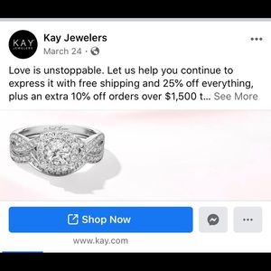 Diamond ring 1/4 carat